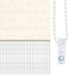 Zebra rolgordijn 120x230 cm stofbreedte 115,9 cm marmerbeige