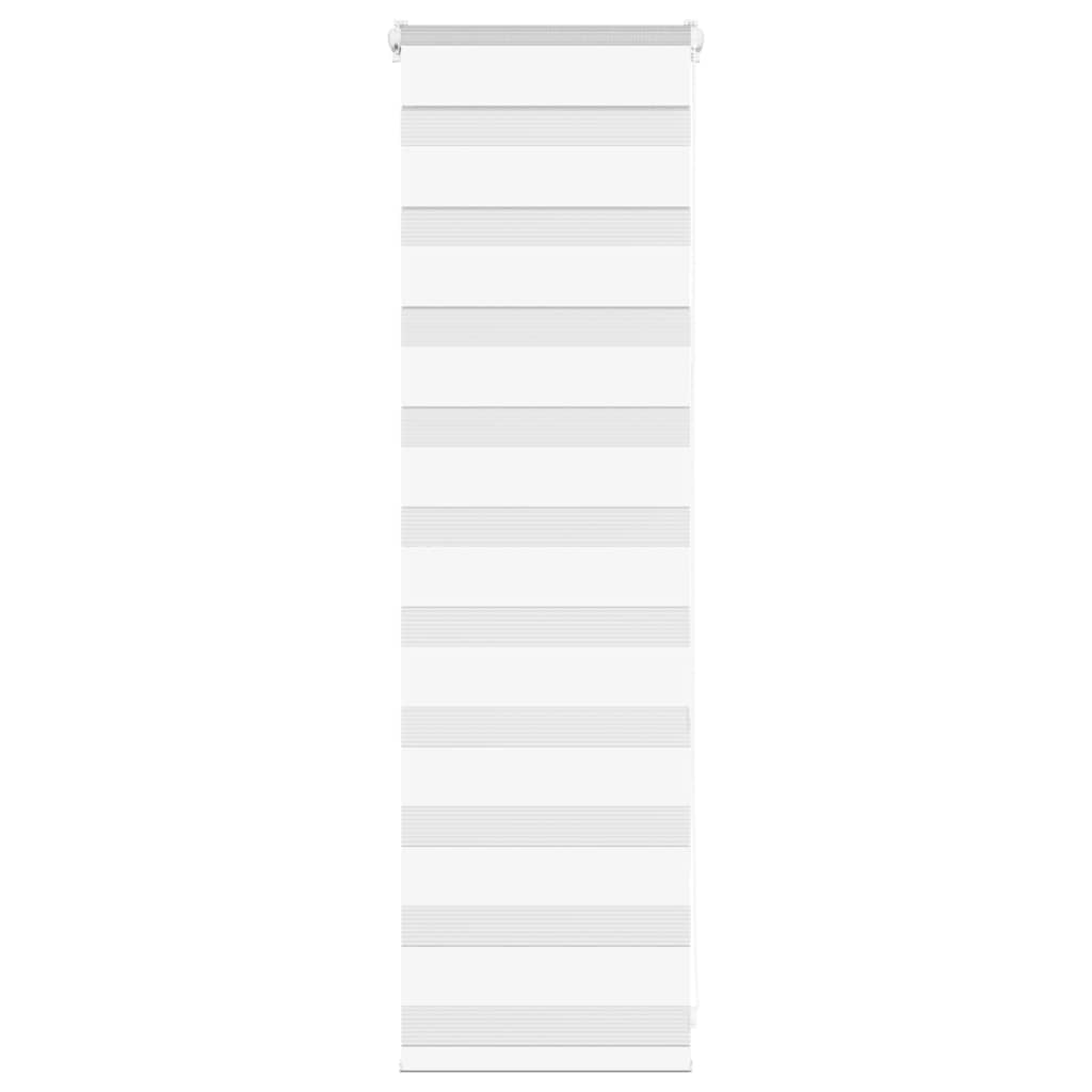 Zebra rolgordijn 45x100 cm stofbreedte 40,9 cm polyester wit