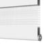 Zebra rolgordijn 45x100 cm stofbreedte 40,9 cm polyester wit