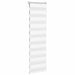 Zebra rolgordijn 45x100 cm stofbreedte 40,9 cm polyester wit