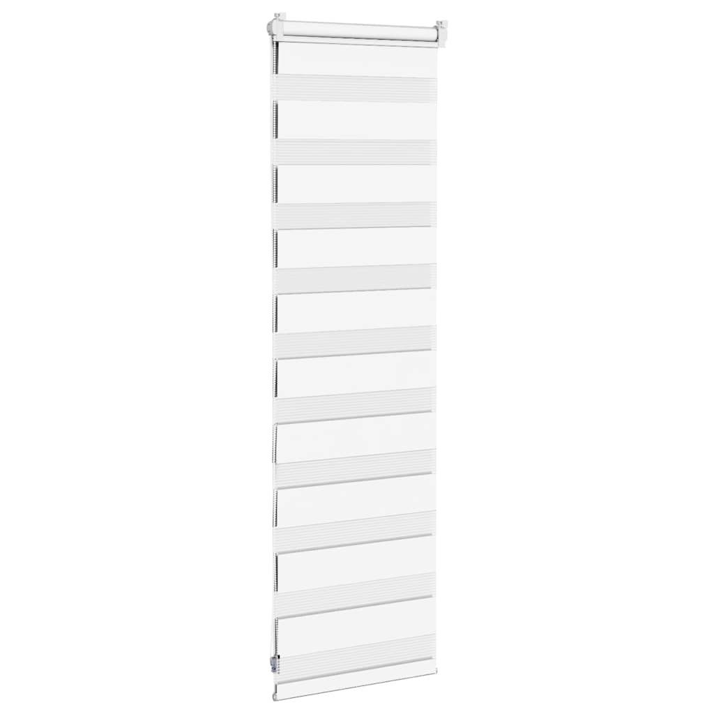 Zebra rolgordijn 45x100 cm stofbreedte 40,9 cm polyester wit