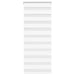 Zebra rolgordijn 55x100 cm stofbreedte 50,9 cm polyester wit