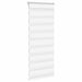 Zebra rolgordijn 55x100 cm stofbreedte 50,9 cm polyester wit
