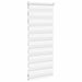 Zebra rolgordijn 60x100 cm stofbreedte 55,9 cm polyester wit