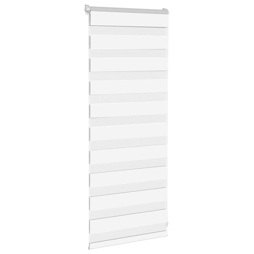 Zebra rolgordijn 65x100 cm stofbreedte 60,9 cm polyester wit