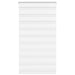 Zebra blind 70x100 cm stofbreedte 65,9 cm polyester wit