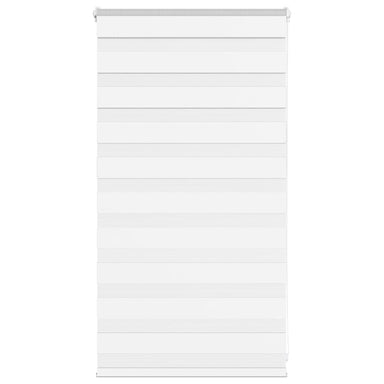 Zebra Blind 80x100 cm stofbreedte 75,9 cm polyester wit