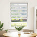 Zebra Blind 80x100 cm stofbreedte 75,9 cm polyester wit