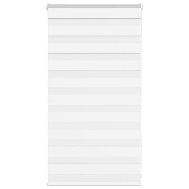 Zebra Blind 85x100 cm stofbreedte 80,9 cm polyester wit