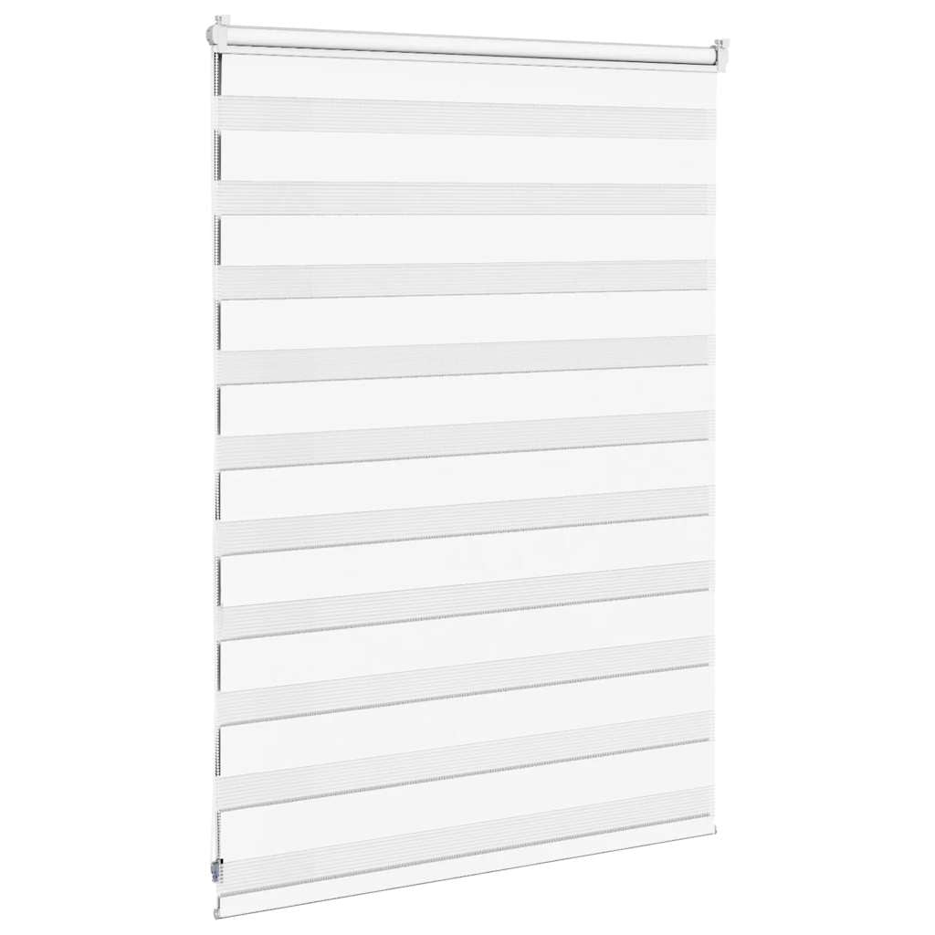Zebra Blind 95x100 cm stofbreedte 90,9 cm polyester wit