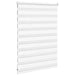 Zebra Blind 100x100 cm stofbreedte 95,9 cm polyester wit