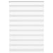Zebra Blind 105x100 cm stofbreedte 100,9 cm polyester wit