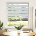 Zebra Blind 105x100 cm stofbreedte 100,9 cm polyester wit