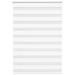 Zebra blind 110x100 cm stofbreedte 105,9 cm polyester wit