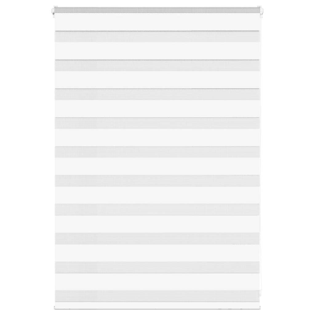 Zebra Blind 115x100 cm stofbreedte 110,9 cm polyester wit