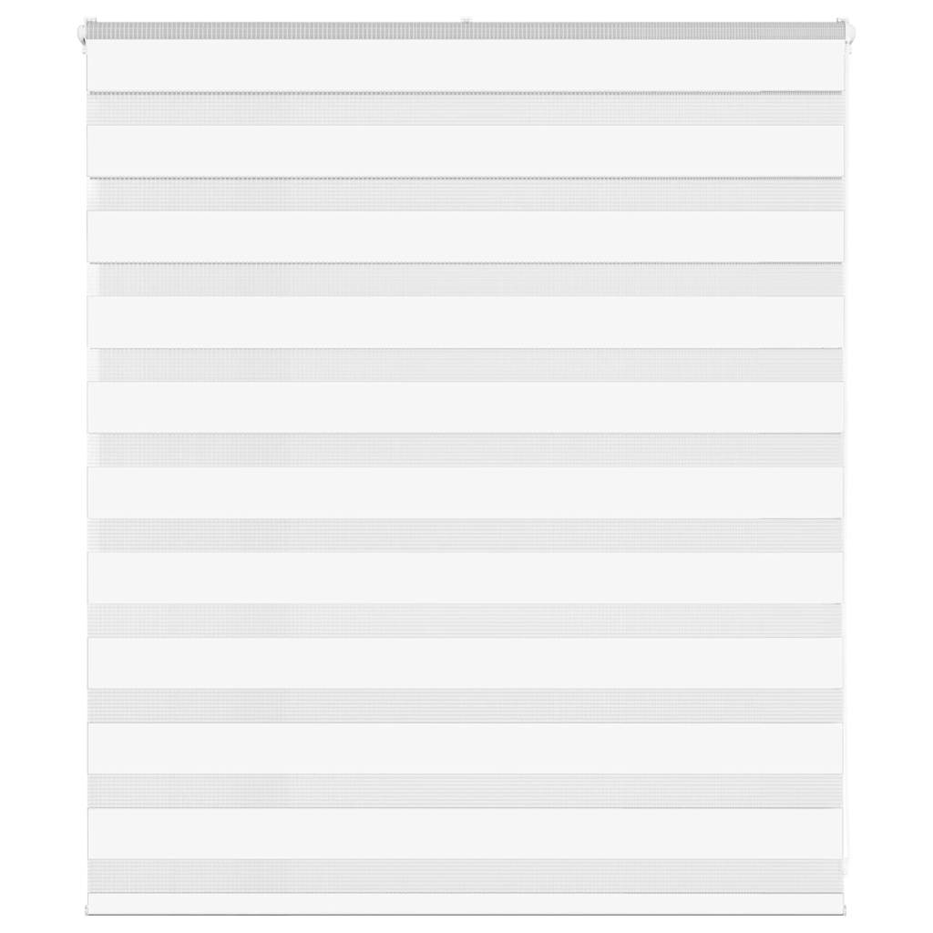Zebra Blind 120x100 cm stofbreedte 115,9 cm polyester wit