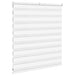 Zebra Blind 130x100 cm stofbreedte 125,9 cm polyester wit