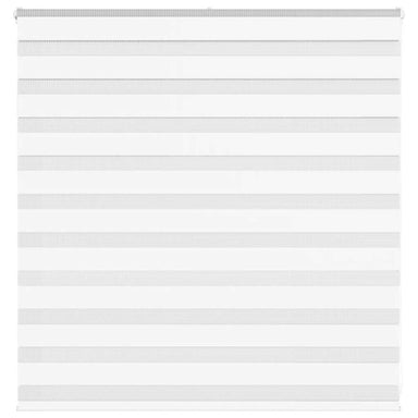 Zebra Blind 150x100 cm stofbreedte 145,9 cm polyester wit