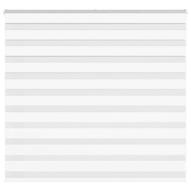Zebra Blind 160x100 cm stofbreedte 155,9 cm polyester wit