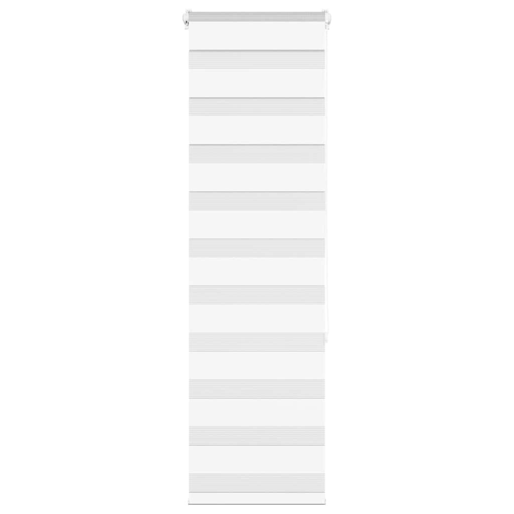 Zebra rolgordijn 40x150 cm stofbreedte 35,9 cm polyester wit