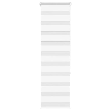 Zebra rolgordijn 40x150 cm stofbreedte 35,9 cm polyester wit