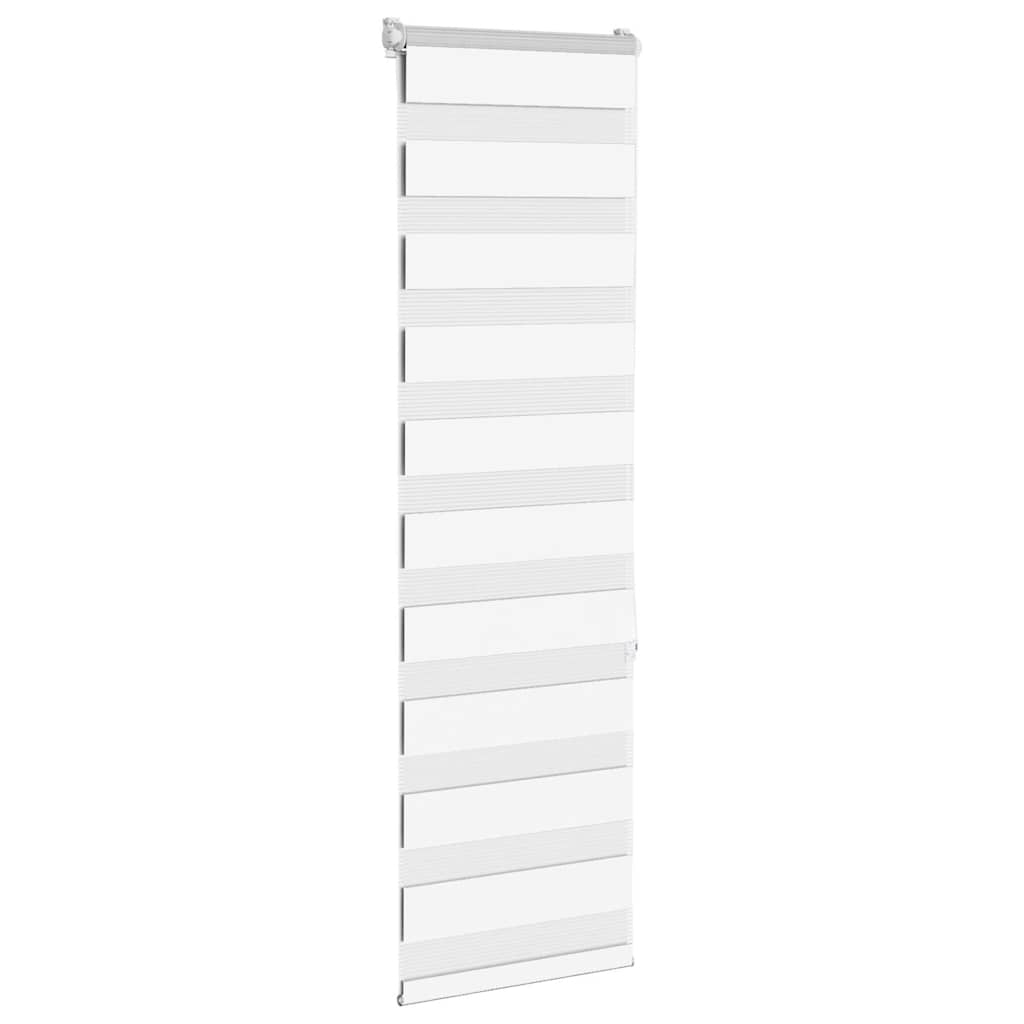 Zebra rolgordijn 40x150 cm stofbreedte 35,9 cm polyester wit