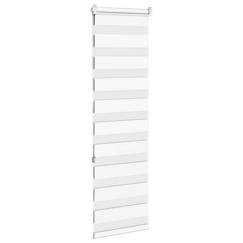 Zebra rolgordijn 40x150 cm stofbreedte 35,9 cm polyester wit