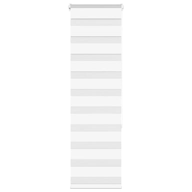 Zebra rolgordijn 45x150 cm stofbreedte 40,9 cm polyester wit