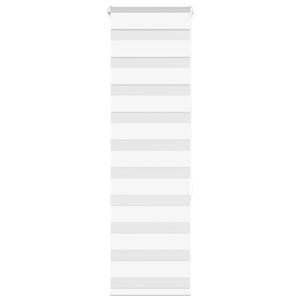 Zebra rolgordijn 50x150 cm stofbreedte 45,9cm polyester wit