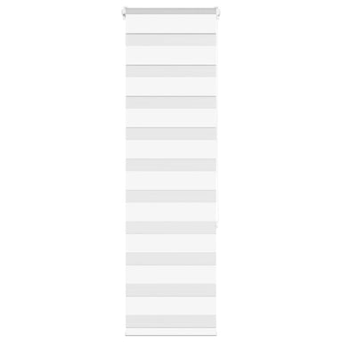 Zebra rolgordijn 50x150 cm stofbreedte 45,9cm polyester wit