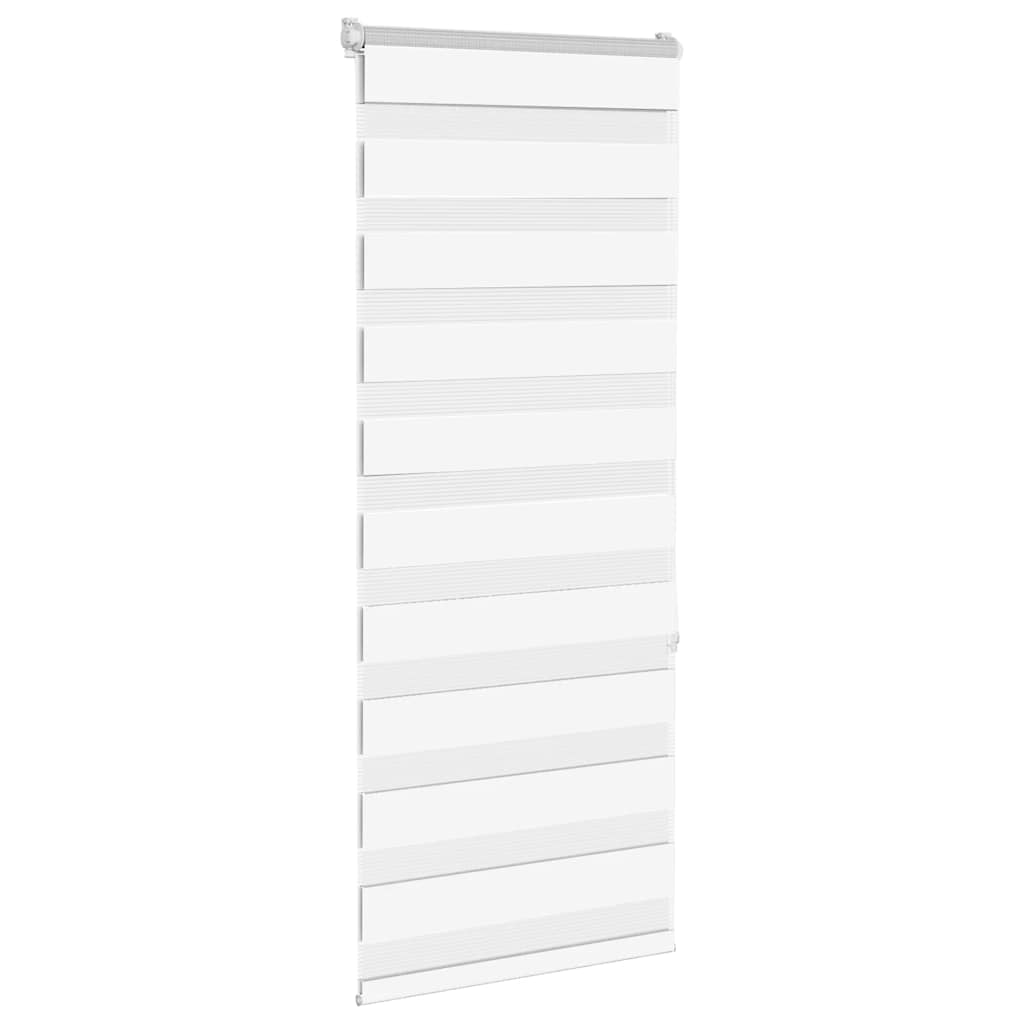 Zebra rolgordijn 65x150 cm stofbreedte 60,9 cm polyester wit