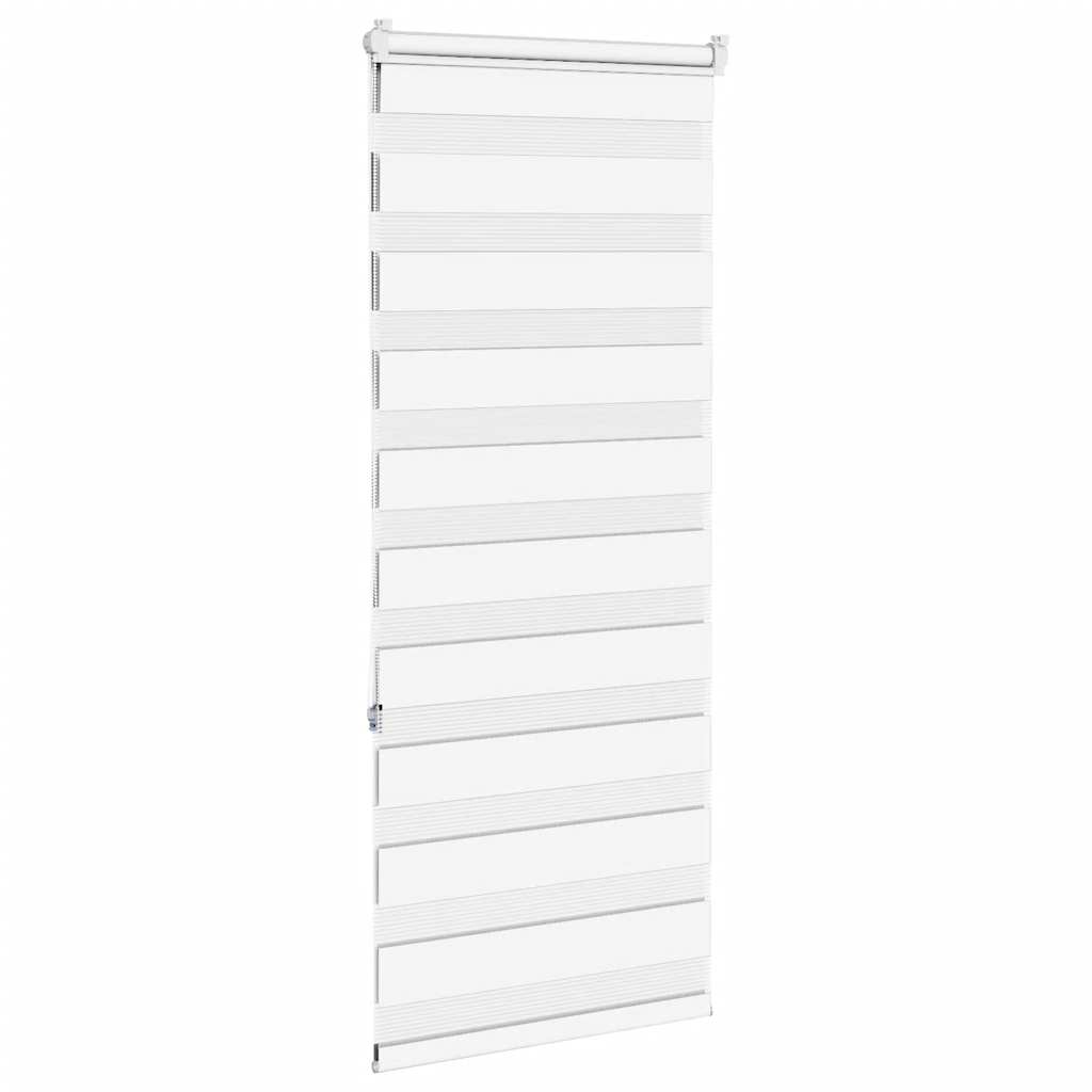 Zebra rolgordijn 65x150 cm stofbreedte 60,9 cm polyester wit