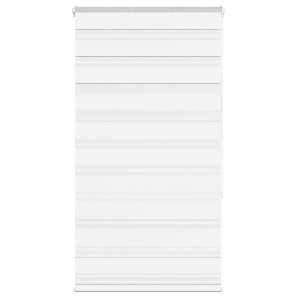 Zebra rolgordijn 75x150 cm stofbreedte 70,9 cm polyester wit
