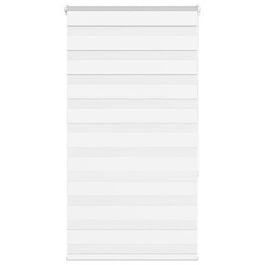 Zebra rolgordijn 75x150 cm stofbreedte 70,9 cm polyester wit