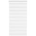 Zebra rolgordijn 75x150 cm stofbreedte 70,9 cm polyester wit