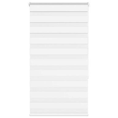 Zebra rolgordijn 80x150 cm stofbreedte 75,9 cm polyester wit