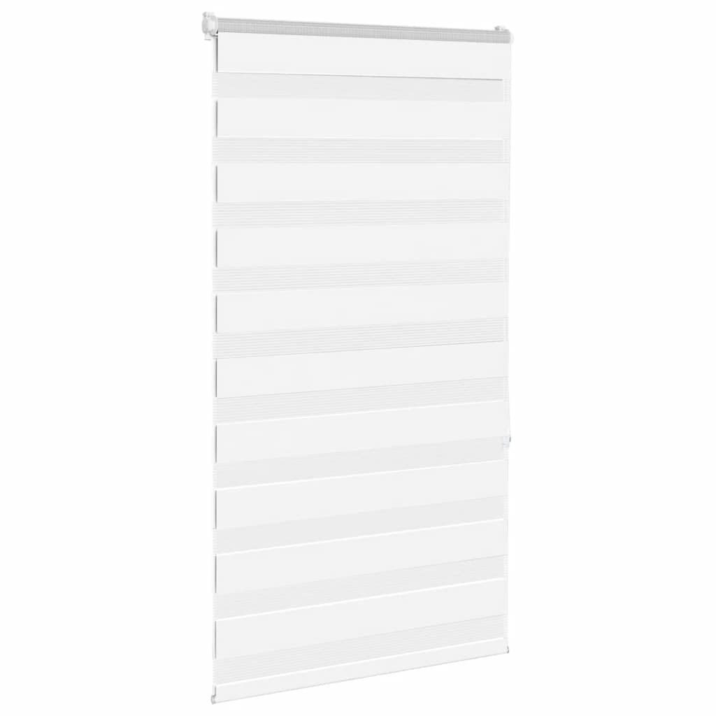 Zebra rolgordijn 85x150 cm stofbreedte 80,9 cm polyester wit