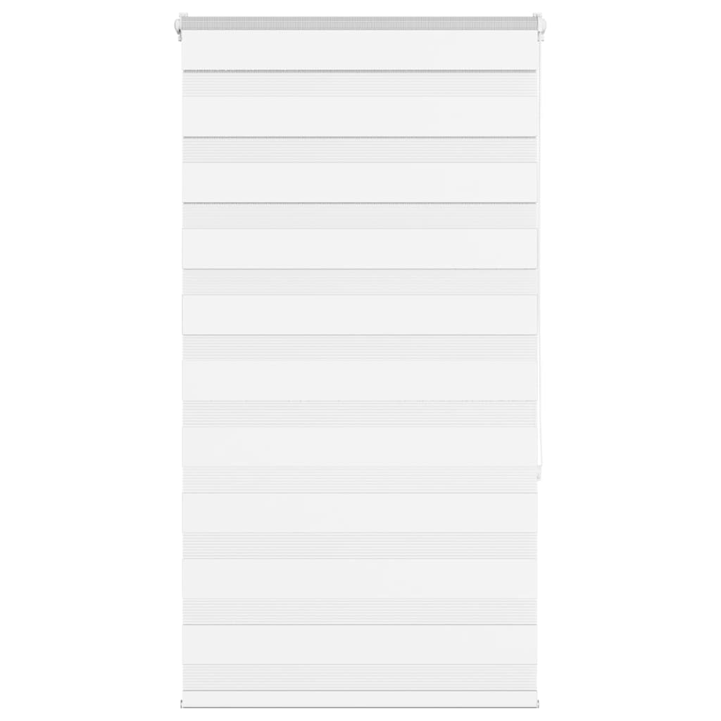 Zebra rolgordijn 90x150 cm stofbreedte 85,9 cm polyester wit