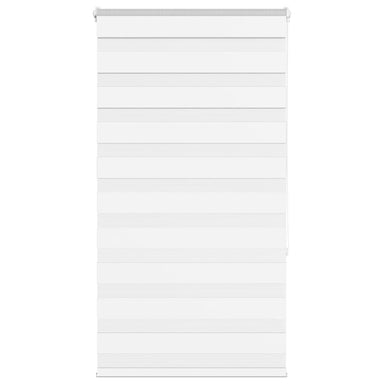 Zebra rolgordijn 90x150 cm stofbreedte 85,9 cm polyester wit