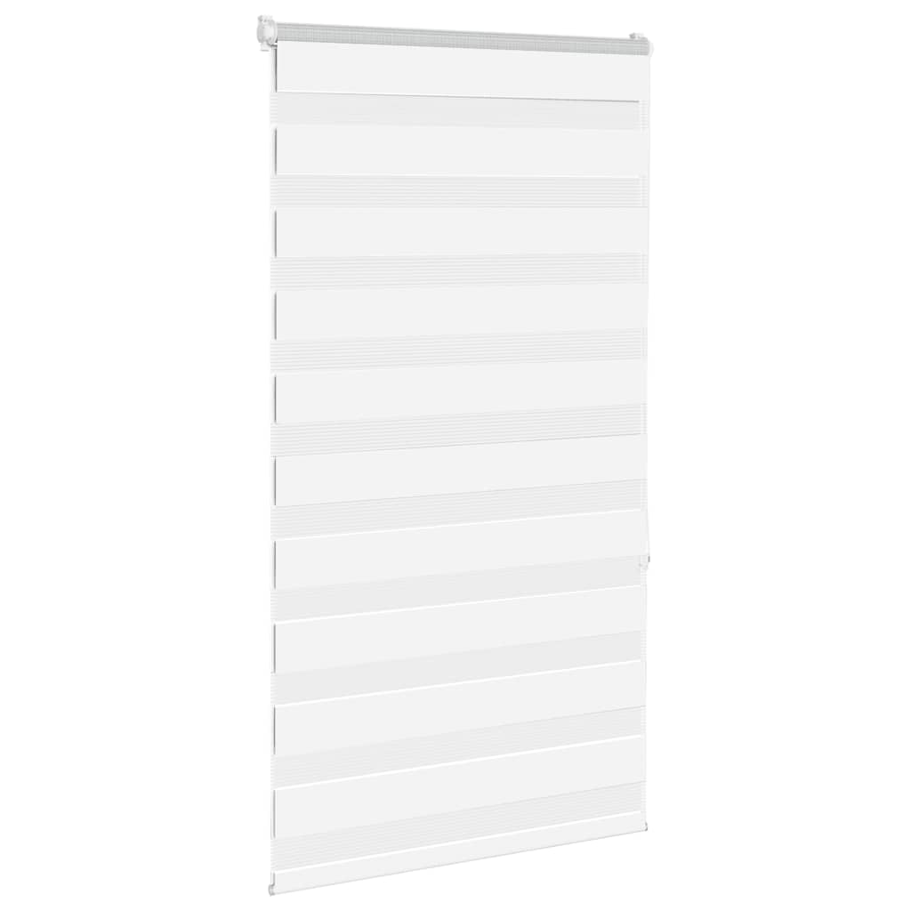 Zebra rolgordijn 90x150 cm stofbreedte 85,9 cm polyester wit
