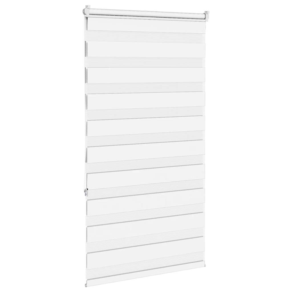 Zebra rolgordijn 90x150 cm stofbreedte 85,9 cm polyester wit