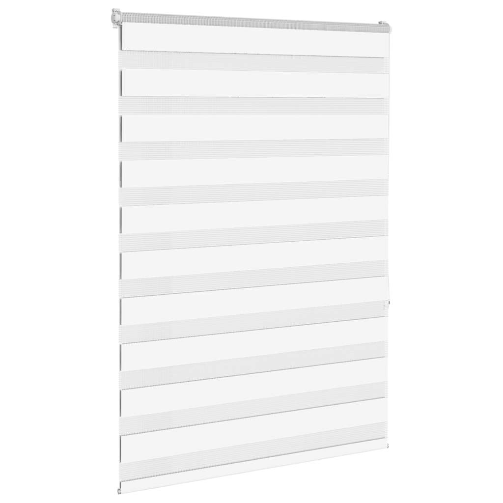 Zebra rolgordijn 95x150 cm stofbreedte 90,9 cm polyester wit