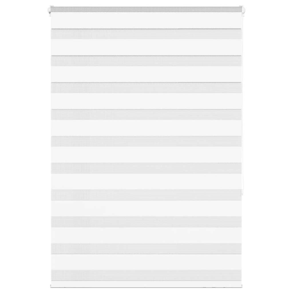 Zebra rolgordijn 105x150 cm stofbreedte 100,9cm polyester wit