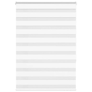 Zebra rolgordijn 105x150 cm stofbreedte 100,9cm polyester wit