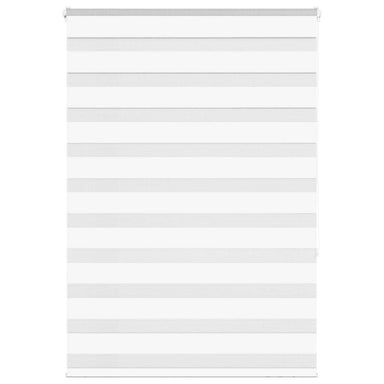 Zebra rolgordijn 110x150 cm stofbreedte 105,9cm polyester wit