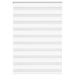 Zebra rolgordijn 110x150 cm stofbreedte 105,9cm polyester wit