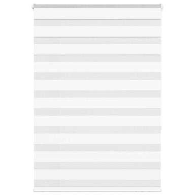 Zebra rolgordijn 115x150 cm stofbreedte 110,9cm polyester wit