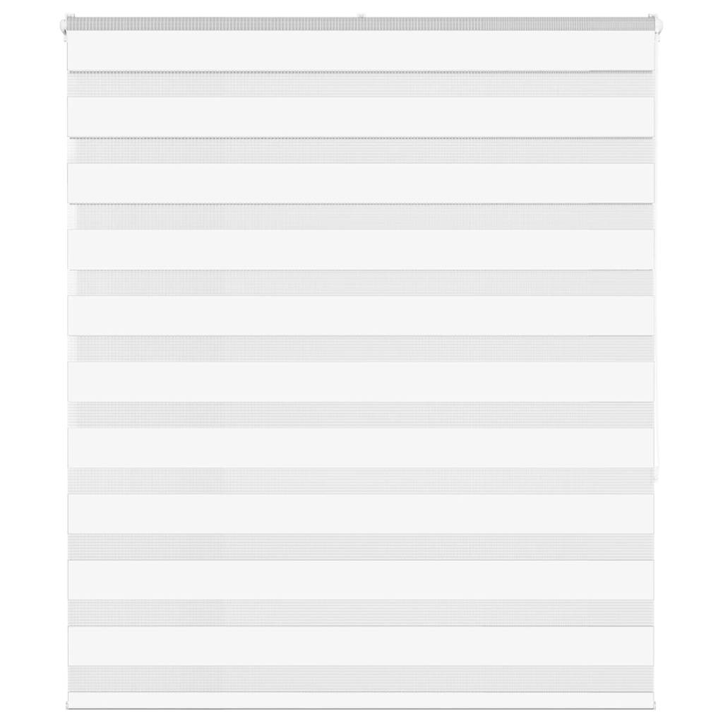 Zebra rolgordijn 120x150 cm stofbreedte 115,9cm polyester wit