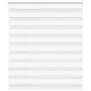 Zebra rolgordijn 120x150 cm stofbreedte 115,9cm polyester wit