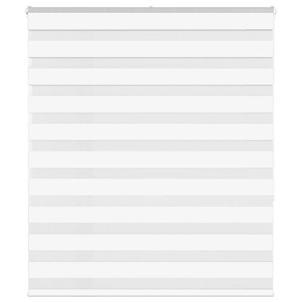 Zebra rolgordijn 135x150 cm stofbreedte 130,9cm polyester wit